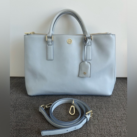 Tory Burch Robinson Double Zip Shoulder bag - Picture 1 of 12